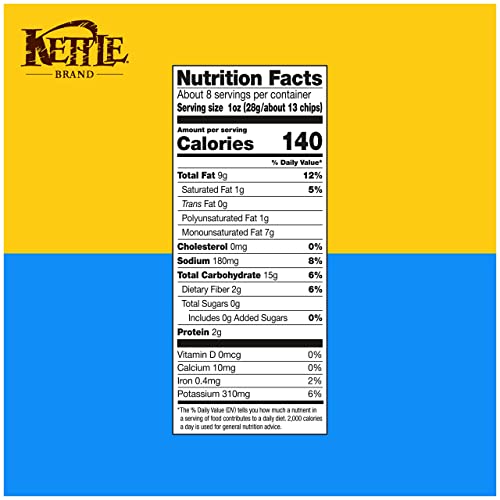 Kettle Brand Potato Chips Variety Pack, 1 Oz, 20 Ct