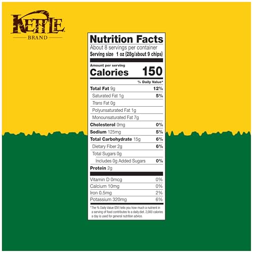 Kettle Brand Potato Chips Variety Pack, 1 Oz, 20 Ct