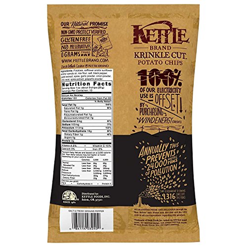 Kettle Brand Potato Chips Variety Pack, 1 Oz, 20 Ct