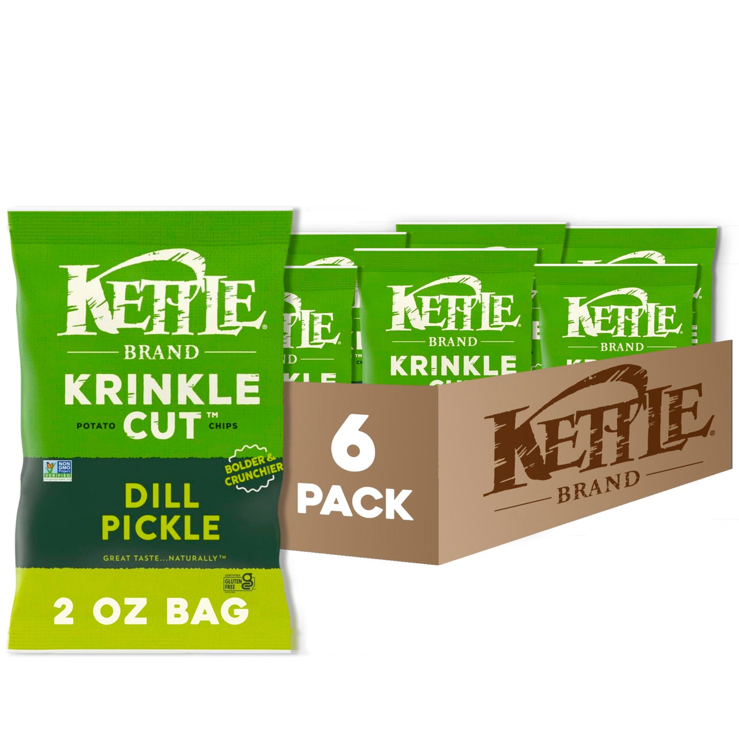 Kettle Brand Potato Chips Variety Pack, 1 Oz, 20 Ct