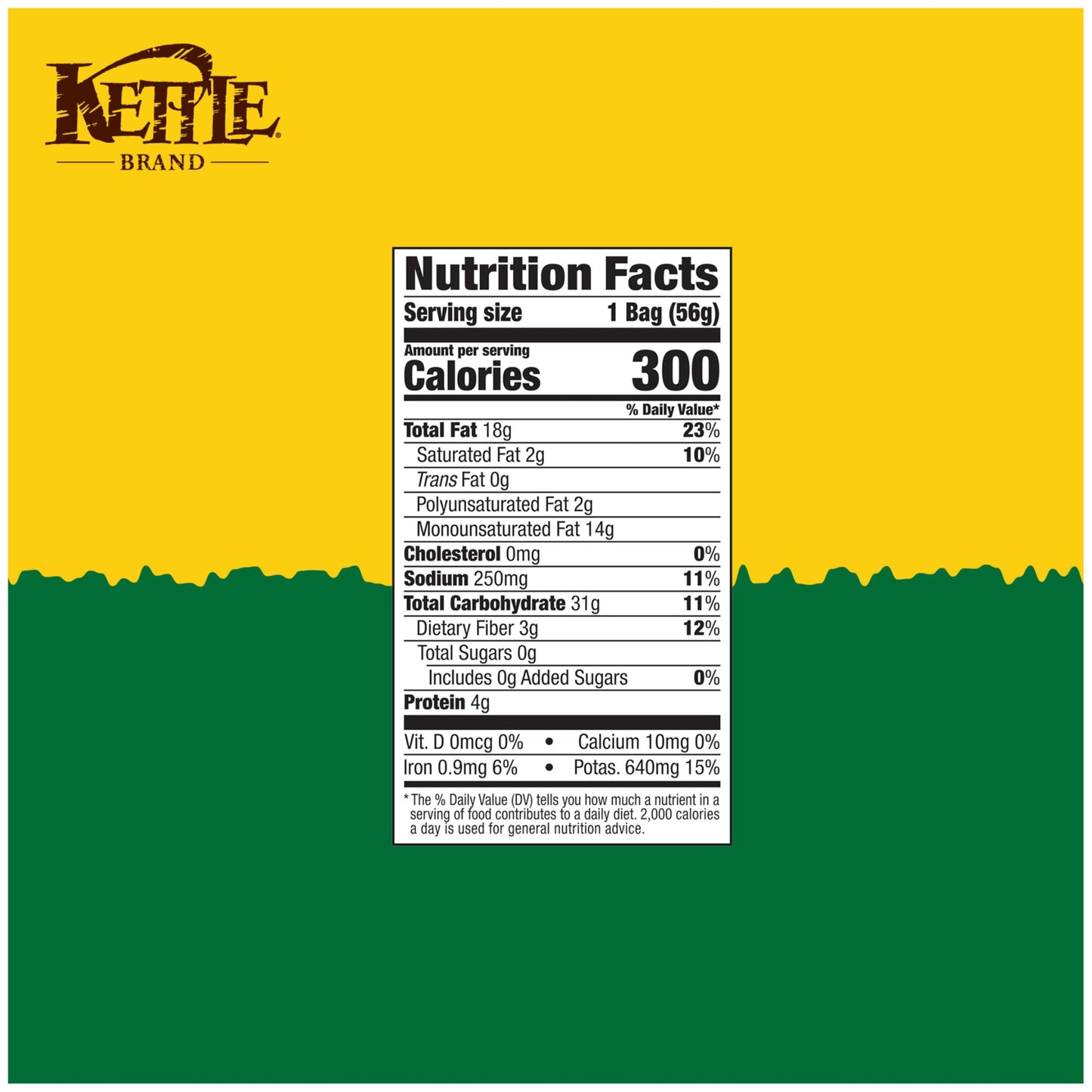 Kettle Brand Potato Chips Variety Pack, 1 Oz, 20 Ct