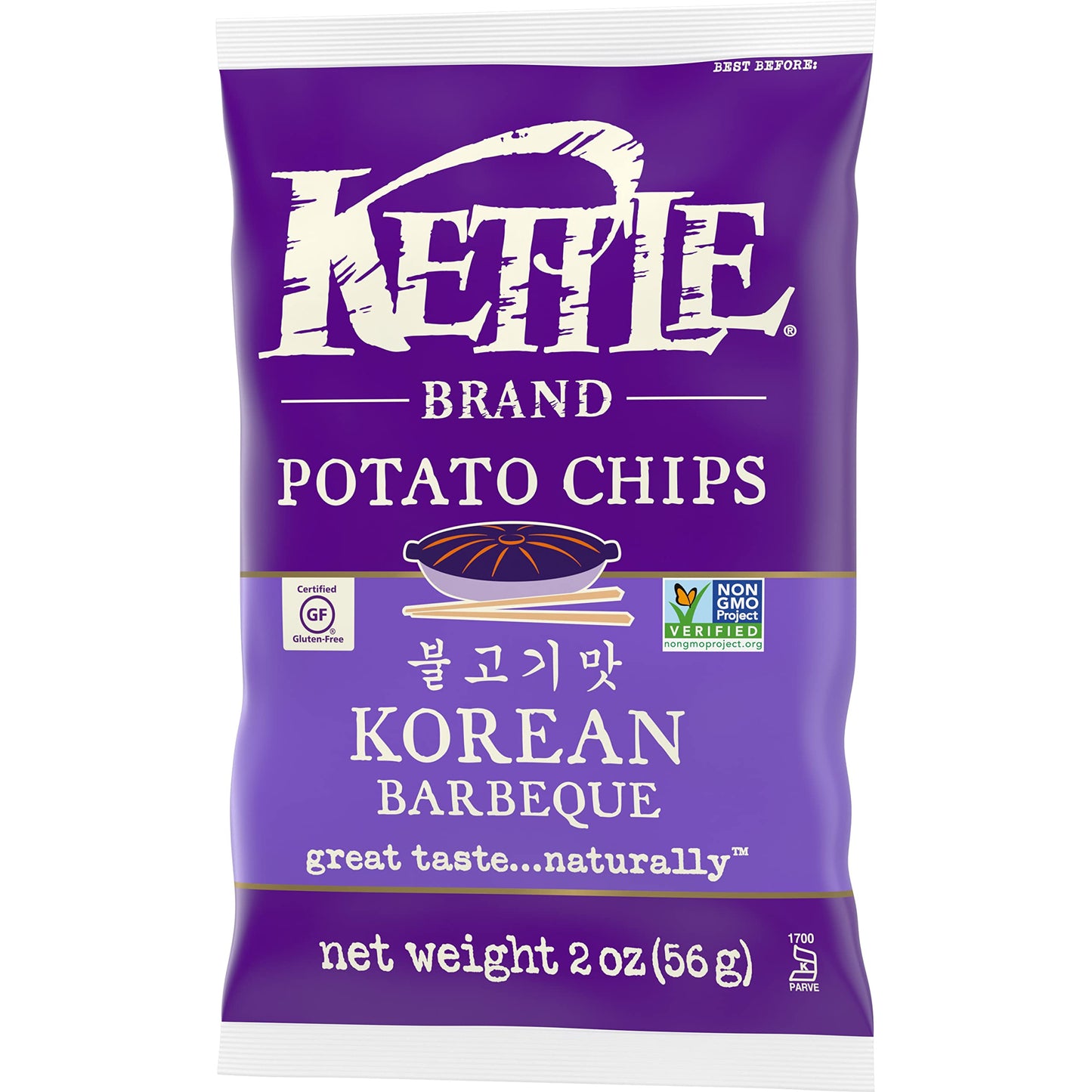Kettle Brand Potato Chips Variety Pack, 1 Oz, 20 Ct
