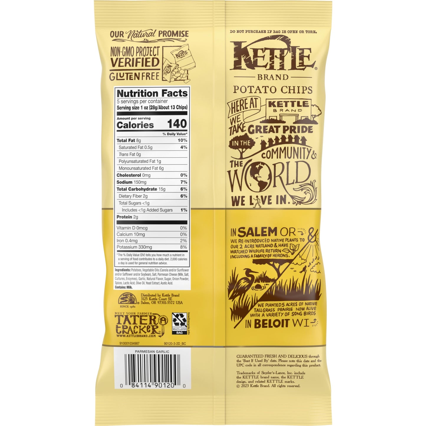 Kettle Brand Potato Chips Variety Pack, 1 Oz, 20 Ct