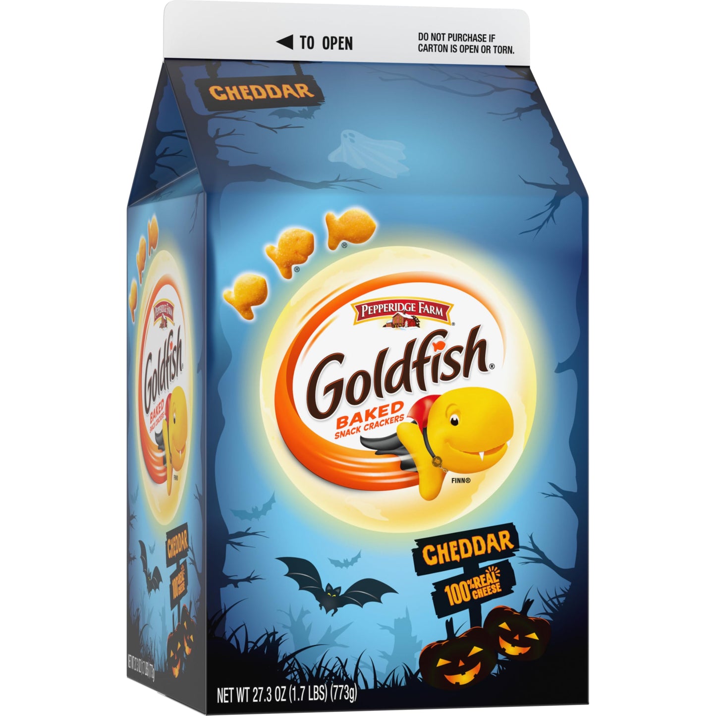 Goldfish Dynamic Duo Variety Pack, Colors Cheddar & Flavor Blasted Xtra Cheddar, Snack Packs, 20 Ct