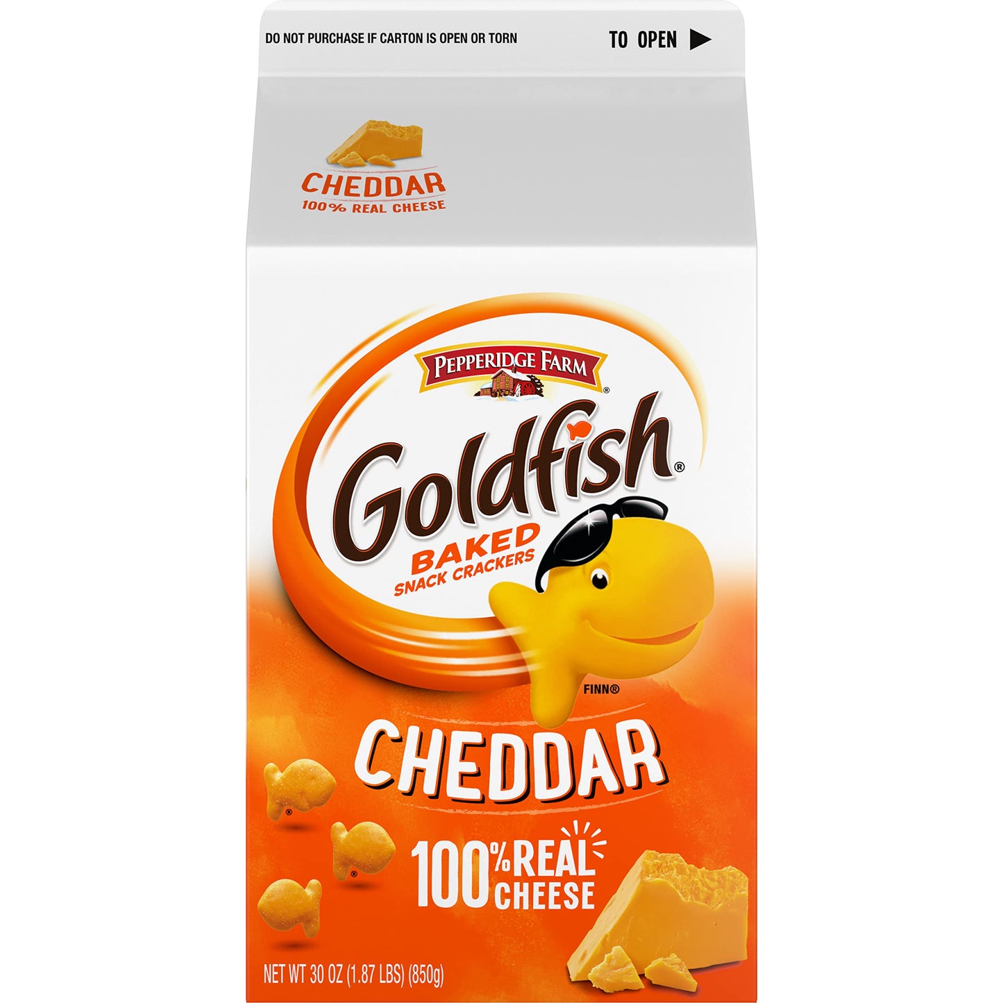 Goldfish Dynamic Duo Variety Pack, Colors Cheddar & Flavor Blasted Xtra Cheddar, Snack Packs, 20 Ct