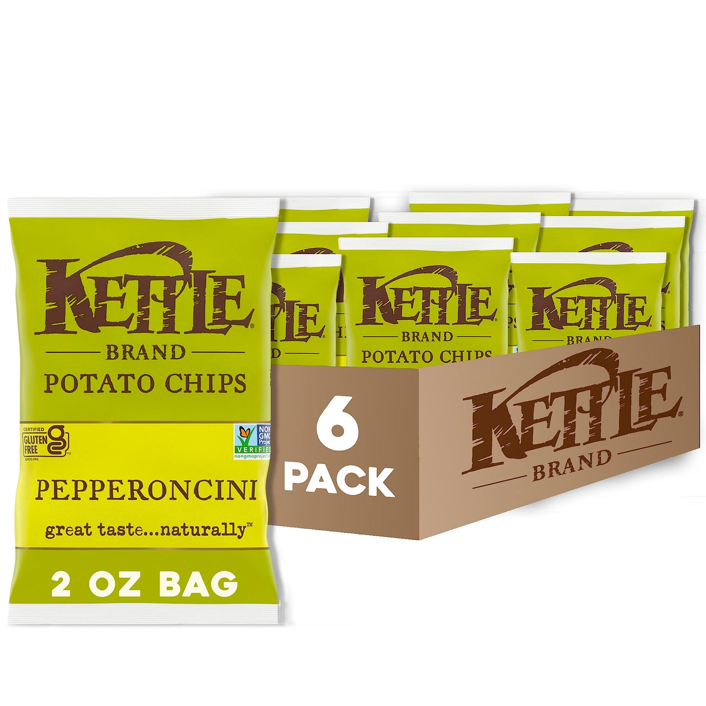 Kettle Brand Potato Chips Variety Pack, 1 Oz, 20 Ct