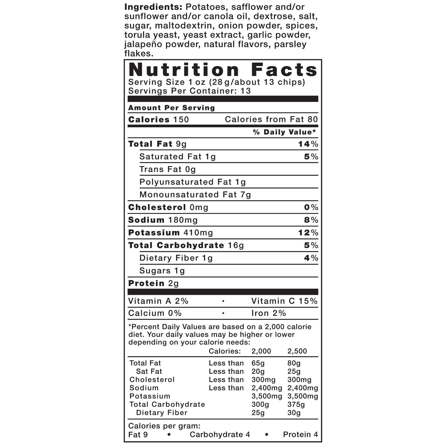 Kettle Brand Potato Chips Variety Pack, 1 Oz, 20 Ct