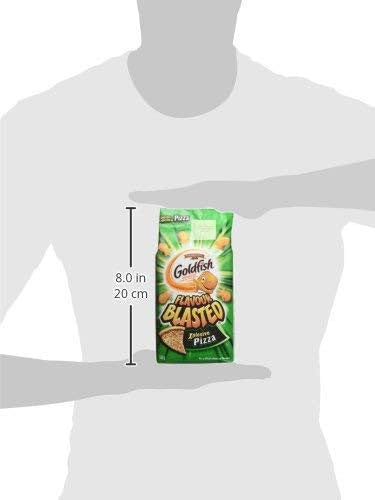 Goldfish Dynamic Duo Variety Pack, Colors Cheddar & Flavor Blasted Xtra Cheddar, Snack Packs, 20 Ct