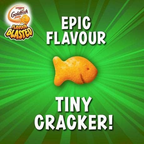 Goldfish Dynamic Duo Variety Pack, Colors Cheddar & Flavor Blasted Xtra Cheddar, Snack Packs, 20 Ct