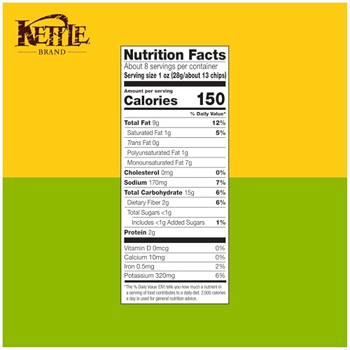 Kettle Brand Potato Chips Variety Pack, 1 Oz, 20 Ct