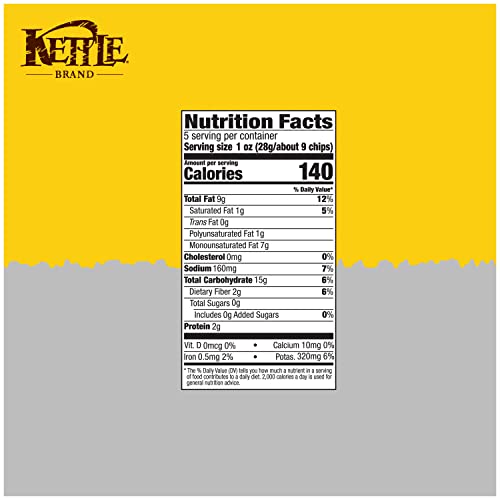 Kettle Brand Potato Chips Variety Pack, 1 Oz, 20 Ct