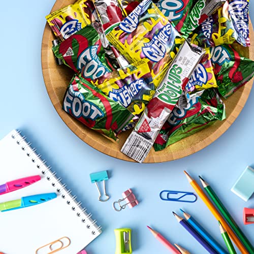 Fruit Roll-Ups, Fruit by the Foot, Gushers, Snacks Variety Pack, Kids Snacks, Halloween Candy Alternative, 16 ct