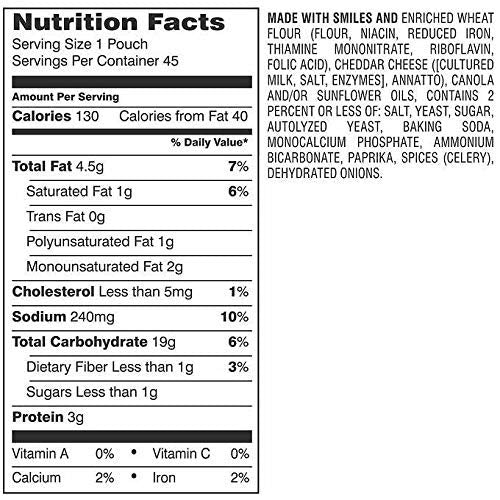 Goldfish Dynamic Duo Variety Pack, Colors Cheddar & Flavor Blasted Xtra Cheddar, Snack Packs, 20 Ct