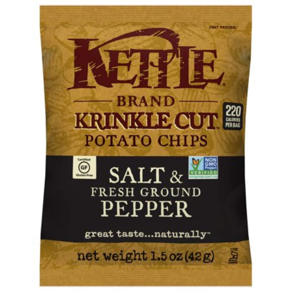 Kettle Brand Potato Chips Variety Pack, 1 Oz, 20 Ct