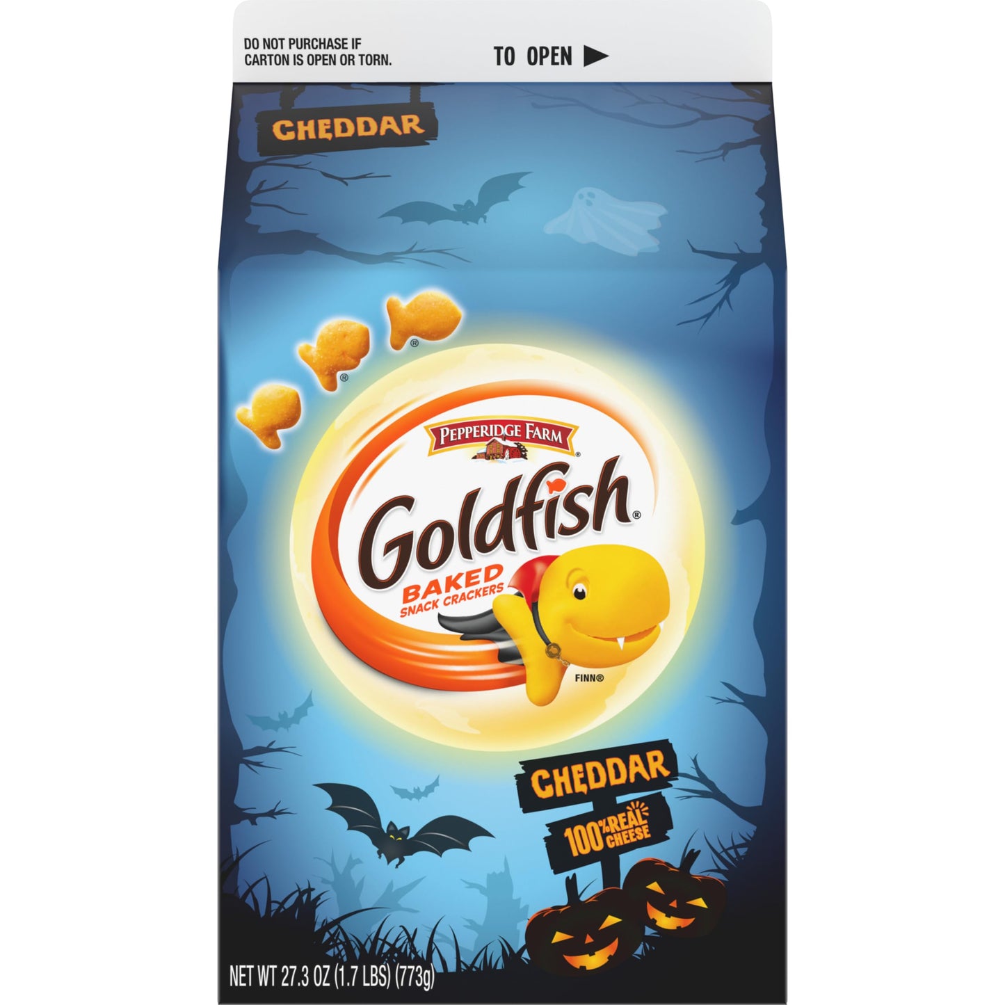 Goldfish Dynamic Duo Variety Pack, Colors Cheddar & Flavor Blasted Xtra Cheddar, Snack Packs, 20 Ct