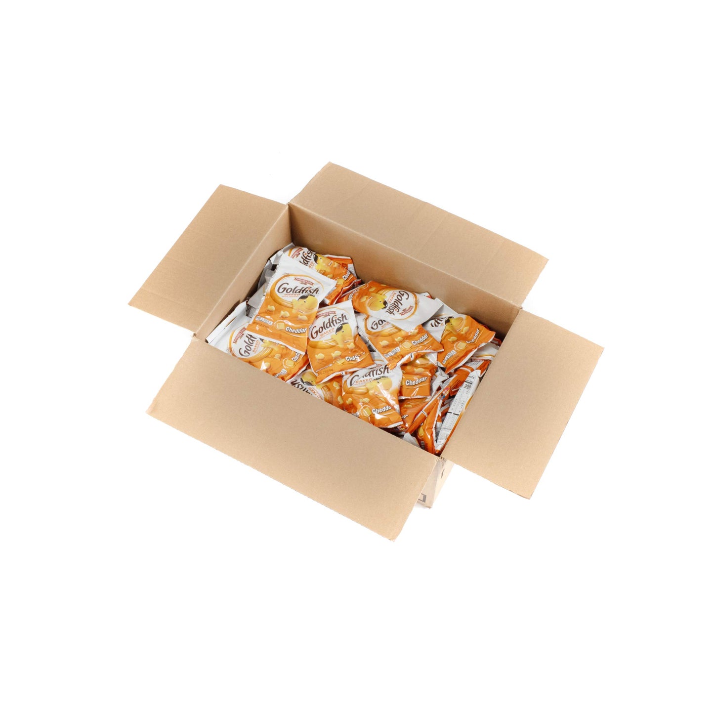 Goldfish Dynamic Duo Variety Pack, Colors Cheddar & Flavor Blasted Xtra Cheddar, Snack Packs, 20 Ct