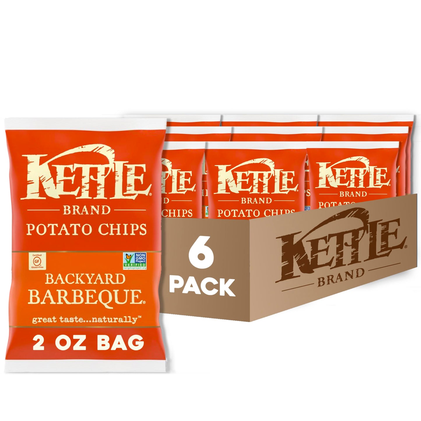 Kettle Brand Potato Chips Variety Pack, 1 Oz, 20 Ct