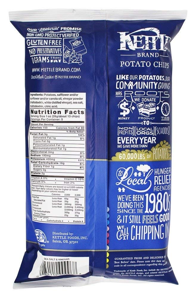 Kettle Brand Potato Chips Variety Pack, 1 Oz, 20 Ct
