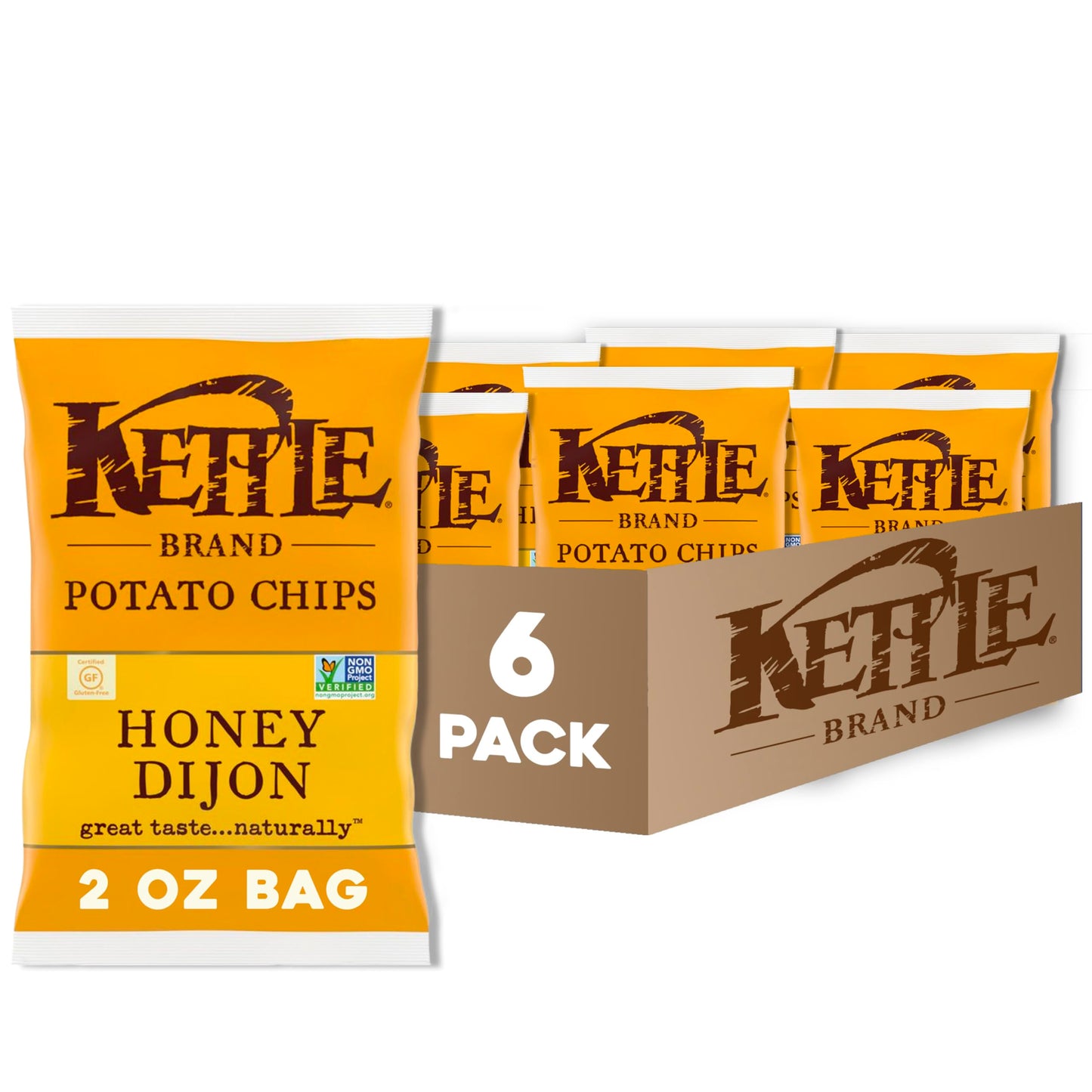 Kettle Brand Potato Chips Variety Pack, 1 Oz, 20 Ct
