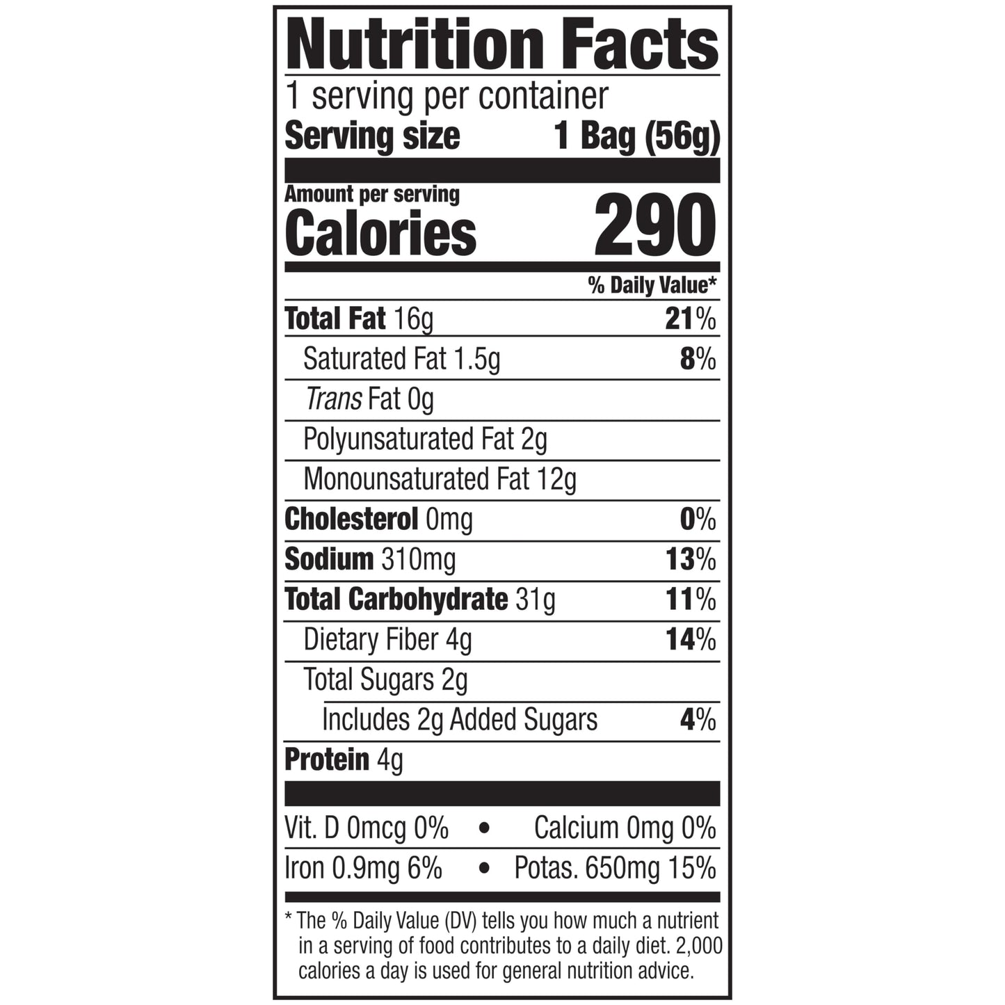 Kettle Brand Potato Chips Variety Pack, 1 Oz, 20 Ct