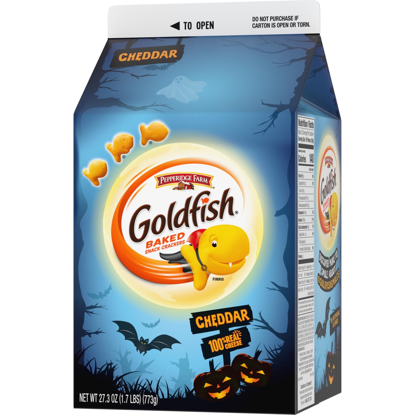 Goldfish Dynamic Duo Variety Pack, Colors Cheddar & Flavor Blasted Xtra Cheddar, Snack Packs, 20 Ct