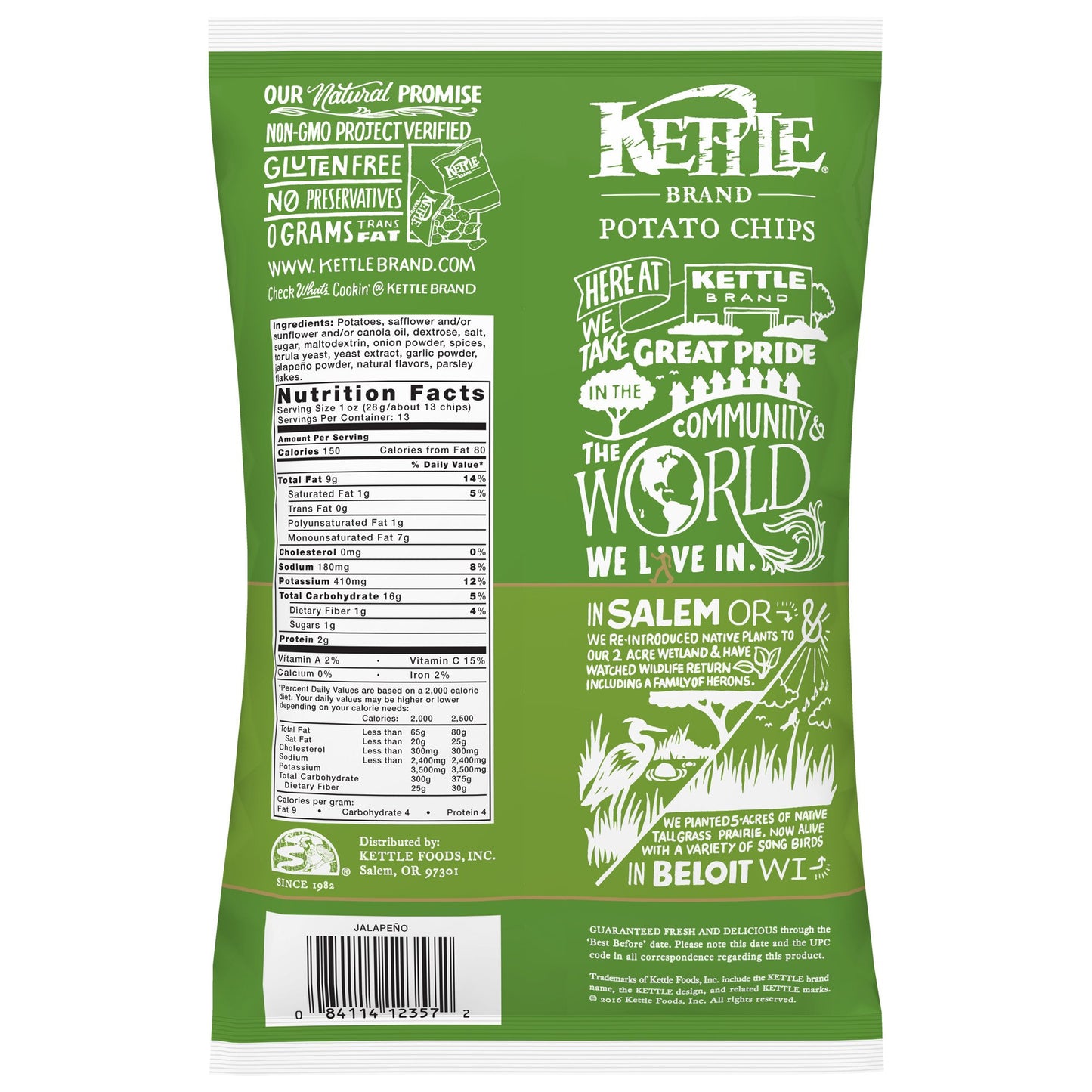 Kettle Brand Potato Chips Variety Pack, 1 Oz, 20 Ct