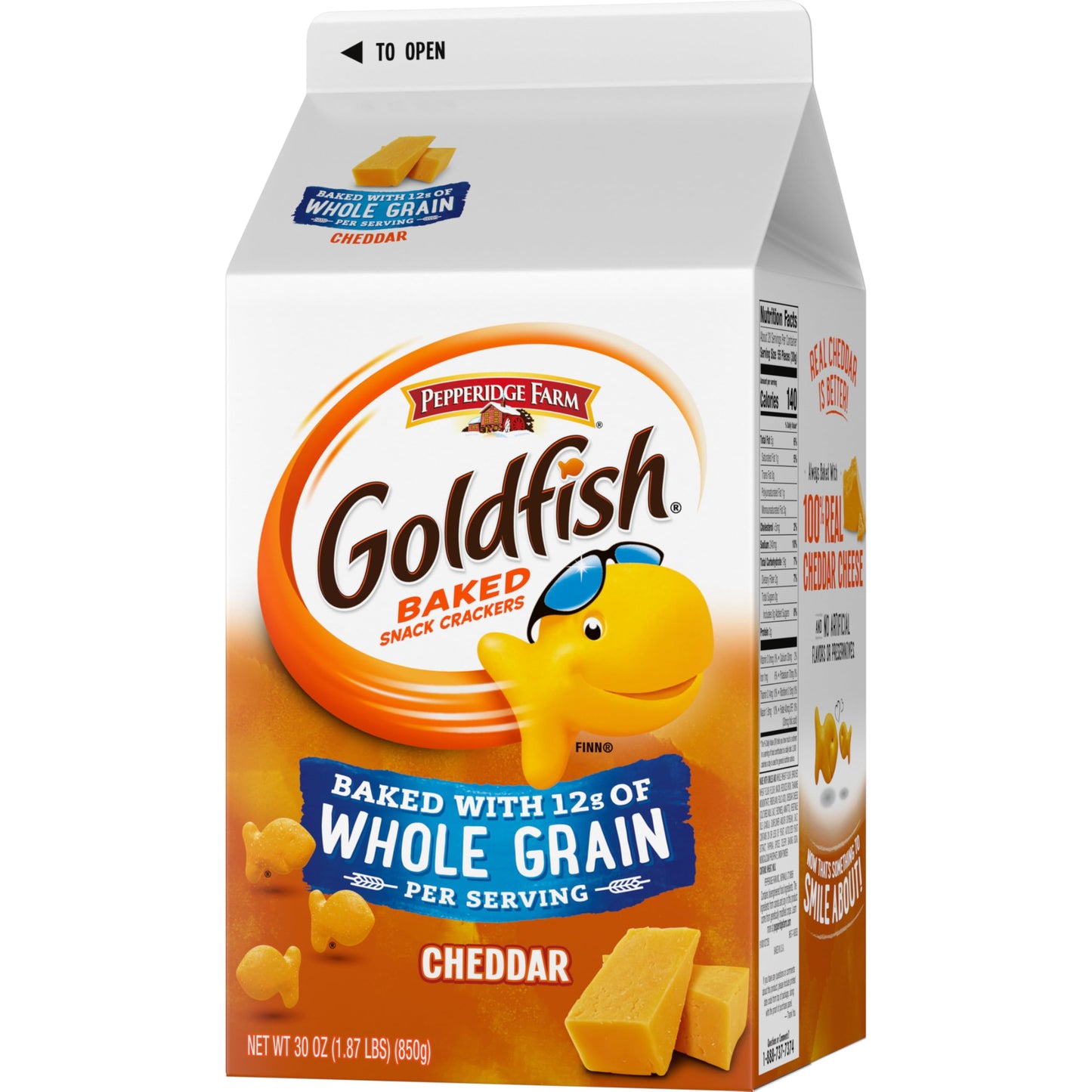 Goldfish Dynamic Duo Variety Pack, Colors Cheddar & Flavor Blasted Xtra Cheddar, Snack Packs, 20 Ct