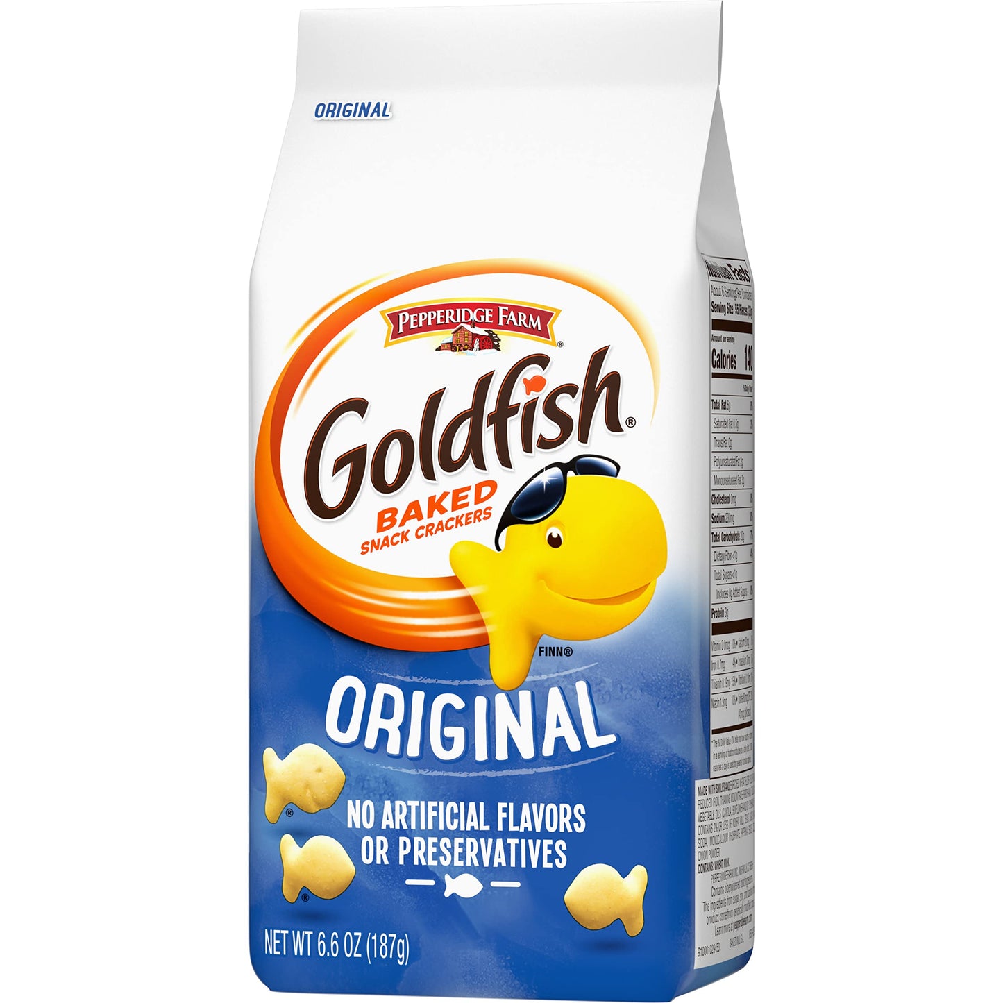 Goldfish Dynamic Duo Variety Pack, Colors Cheddar & Flavor Blasted Xtra Cheddar, Snack Packs, 20 Ct