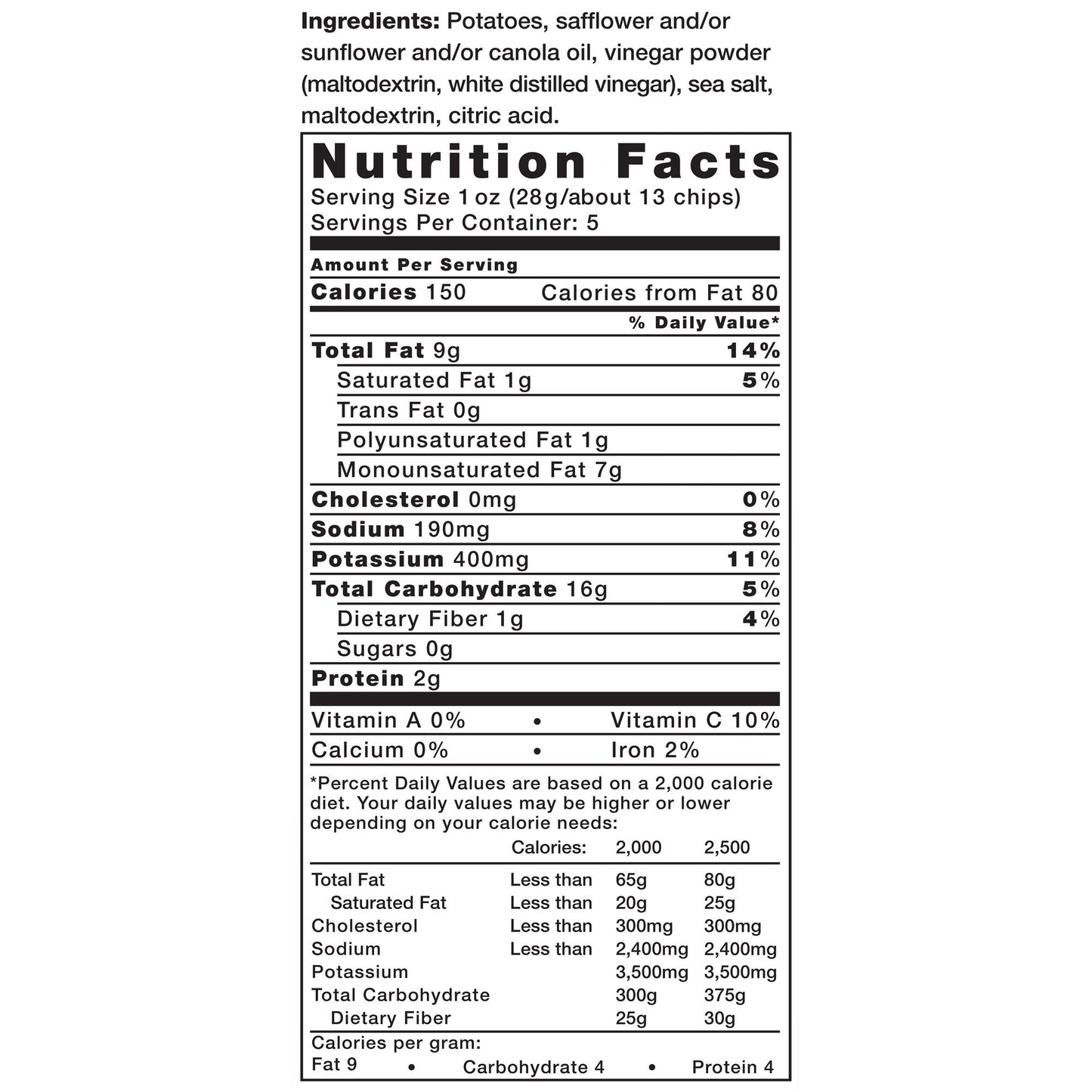 Kettle Brand Potato Chips Variety Pack, 1 Oz, 20 Ct