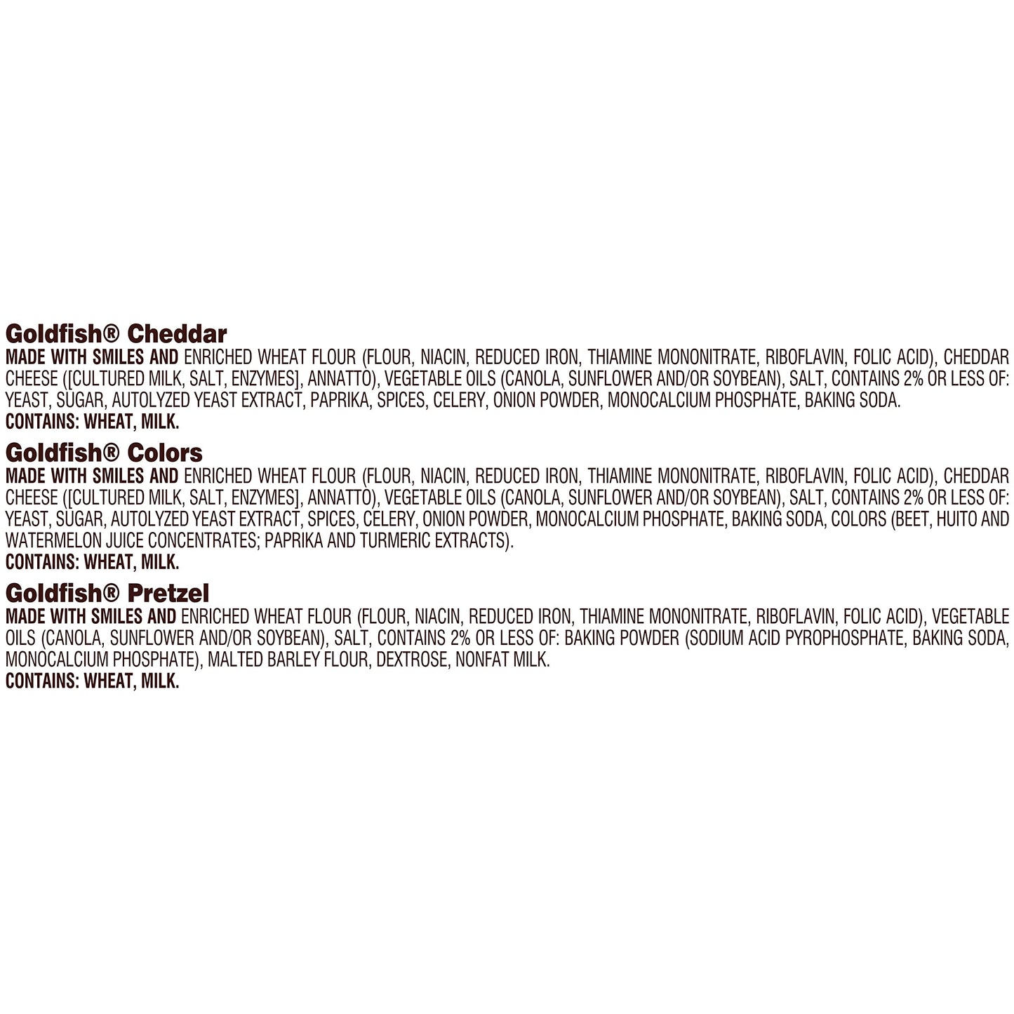 Goldfish Dynamic Duo Variety Pack, Colors Cheddar & Flavor Blasted Xtra Cheddar, Snack Packs, 20 Ct