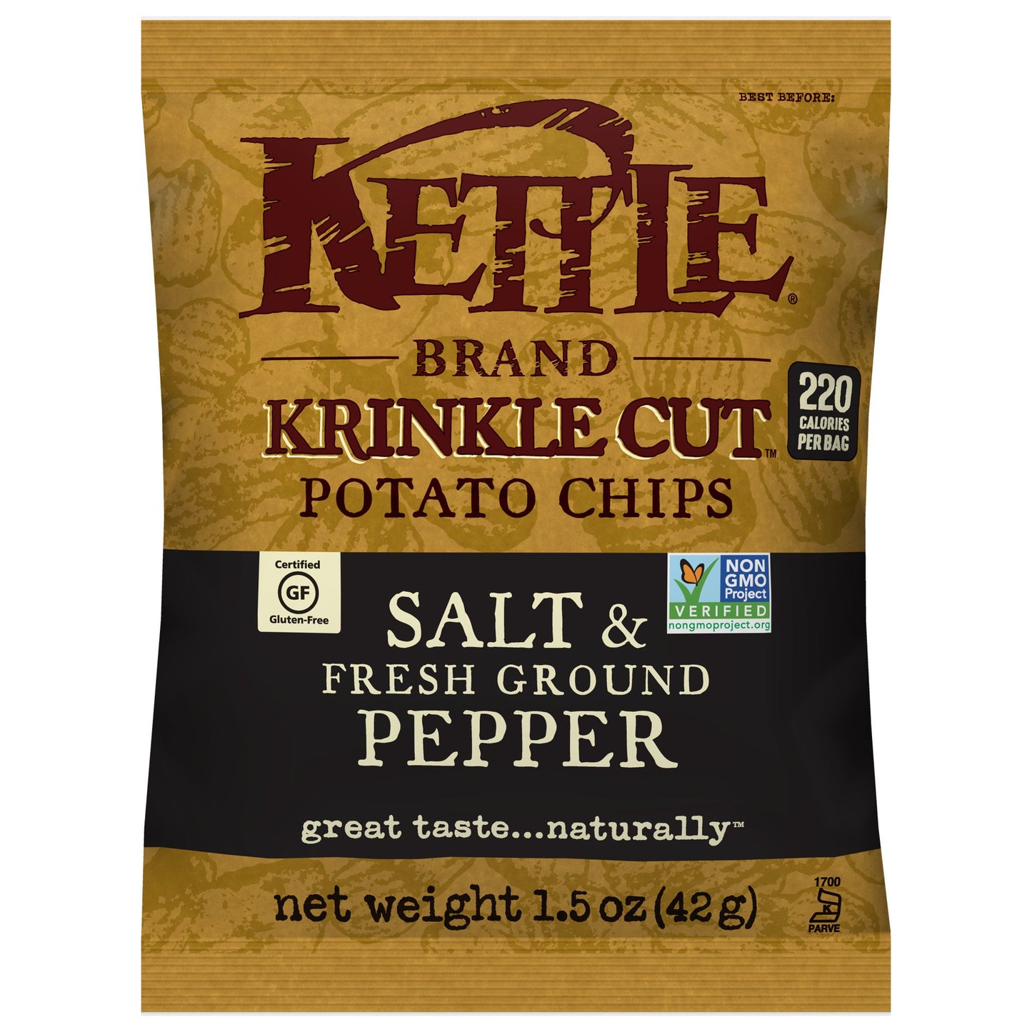 Kettle Brand Potato Chips Variety Pack, 1 Oz, 20 Ct