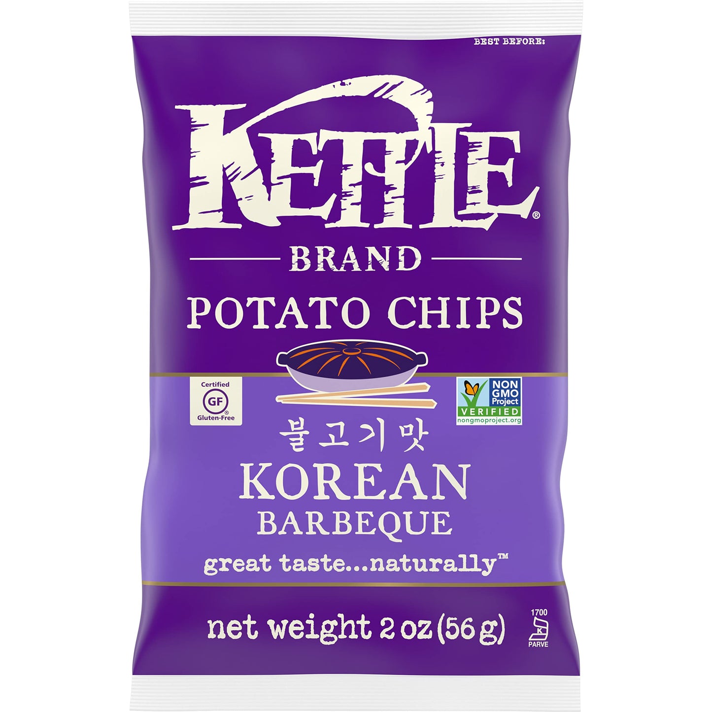 Kettle Brand Potato Chips Variety Pack, 1 Oz, 20 Ct