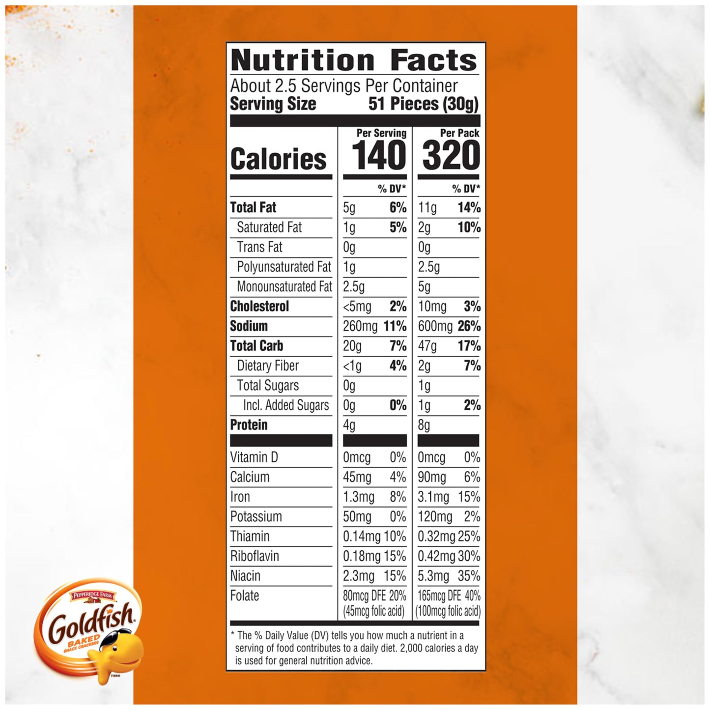 Goldfish Dynamic Duo Variety Pack, Colors Cheddar & Flavor Blasted Xtra Cheddar, Snack Packs, 20 Ct
